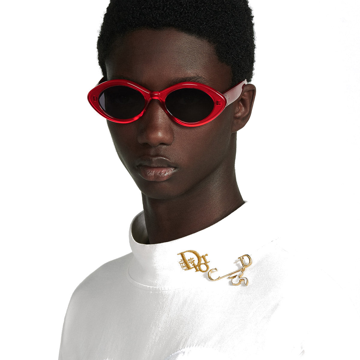 Dior® LuckyDior R1I D LCKYR1IXR 3SA0 53 - Red Sunglasses