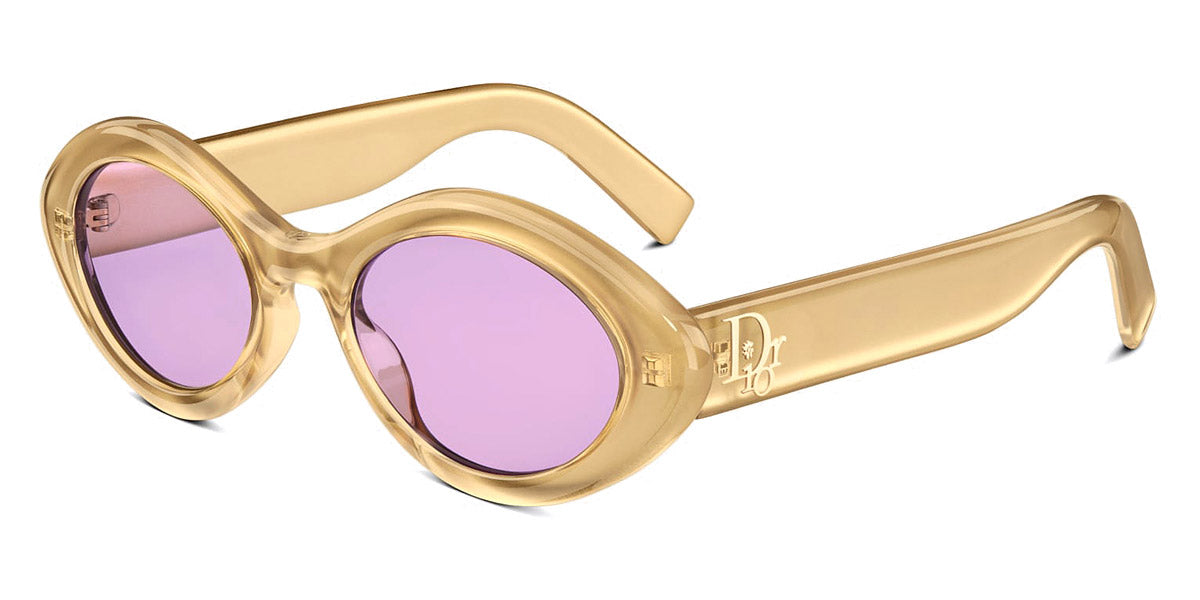 Dior® LuckyDior R1I LCKYR1IXR 6SG0 - Gold-Tone Sunglasses