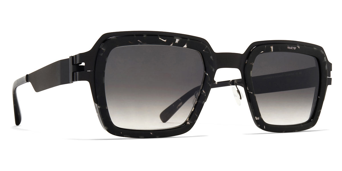 Mykita® LENNON MYK LENNON A50 Black/Black Havana / Raw Black Gradient 50 - A50 Black/Black Havana / Raw Black Gradient Sunglasses