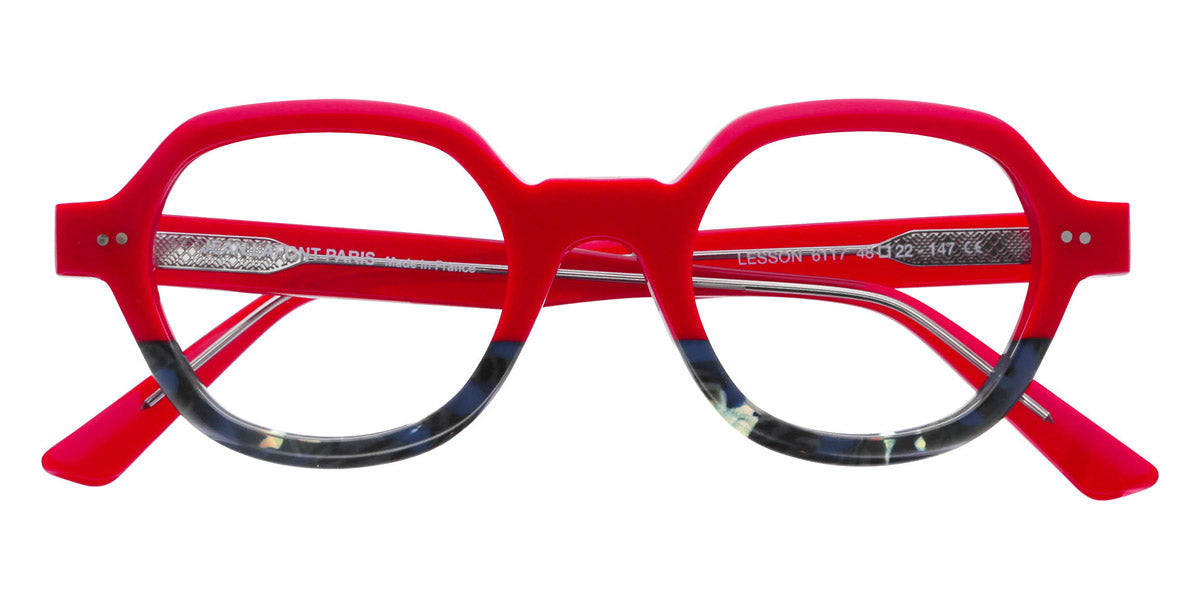 Lafont® Lesson LAF LESSON 6117 48 - Red 6117 Eyeglasses