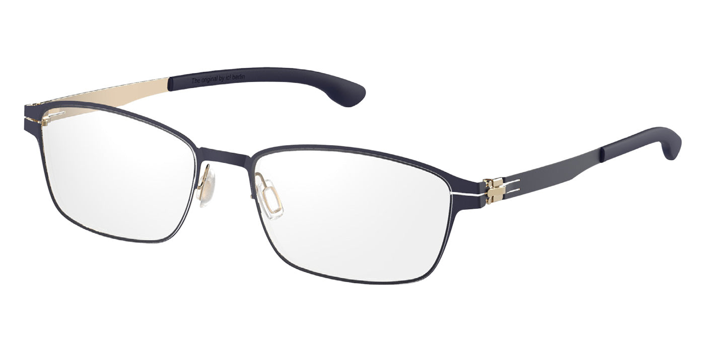 Ic! Berlin® LING ICB LING MRNEBLURSGLD 57 - Marine Blue - Rose Gold Eyeglasses