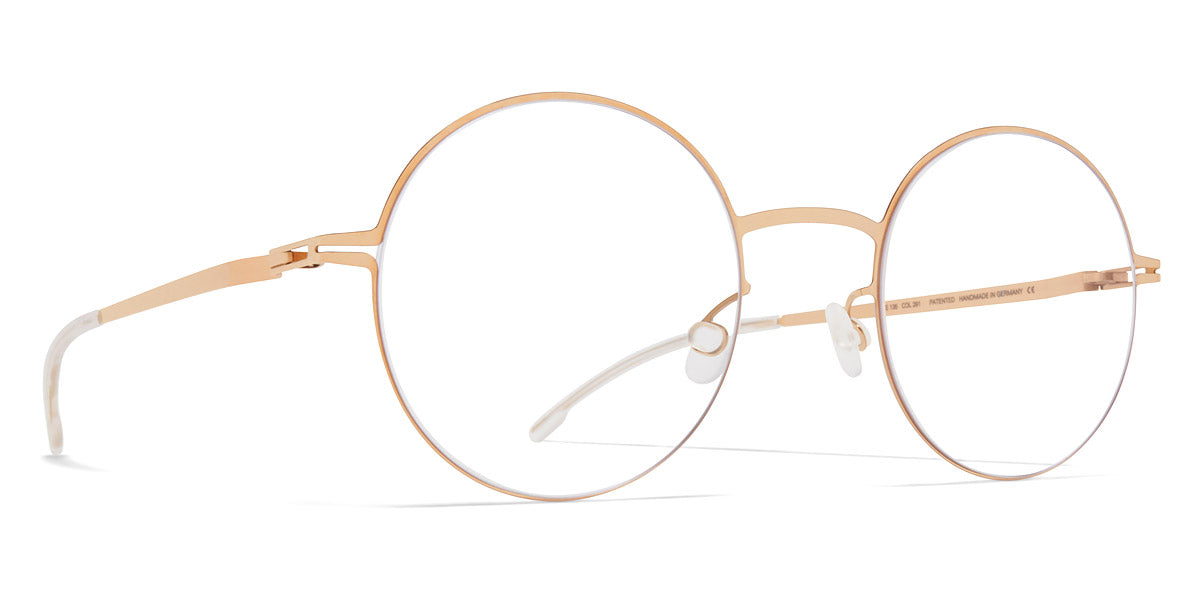 Mykita® LOTTA MYK LOTTA Champagne Gold 48 - Champagne Gold Eyeglasses