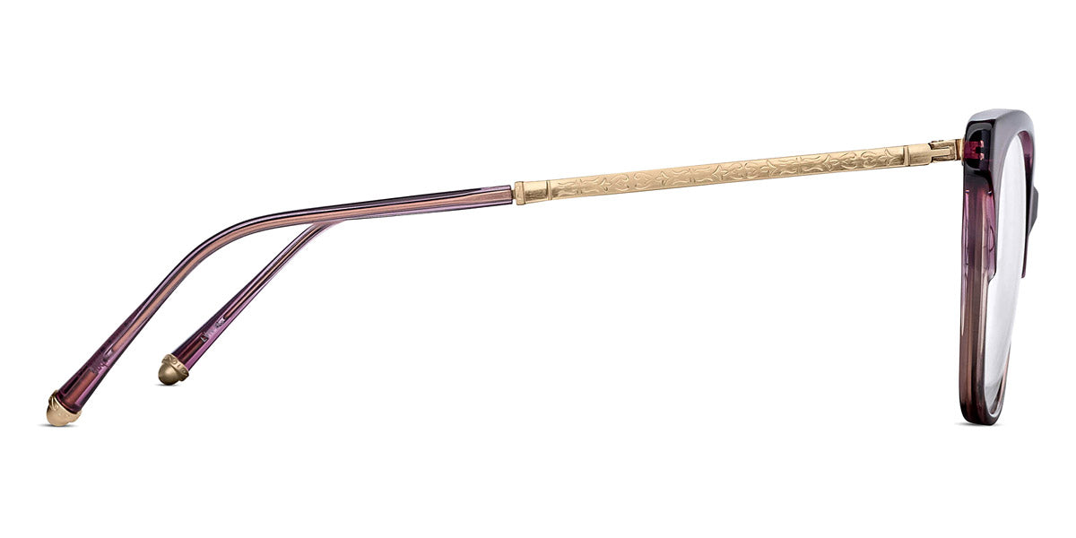 Matsuda® M2042 MTD M2042 Lavender/Brushed Gold 52 - Lavender / Brushed Gold Eyeglasses