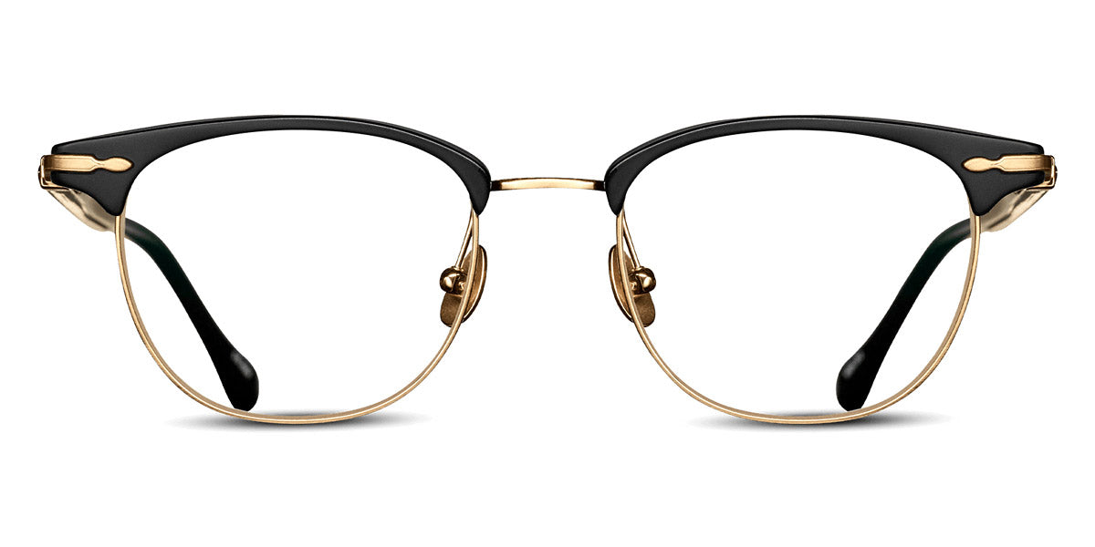 Matsuda® M2048 MTD M2048 Matte Black/Brushed Gold 51 - Matte Black / Brushed Gold Eyeglasses