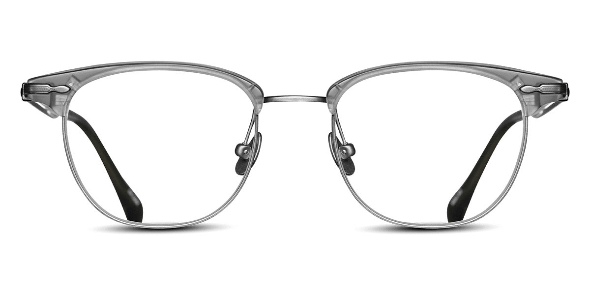 Matsuda® M2048 MTD M2048 Matte Grey Crystal/Antique Silver 51 - Matte Grey Crystal / Antique Silver Eyeglasses