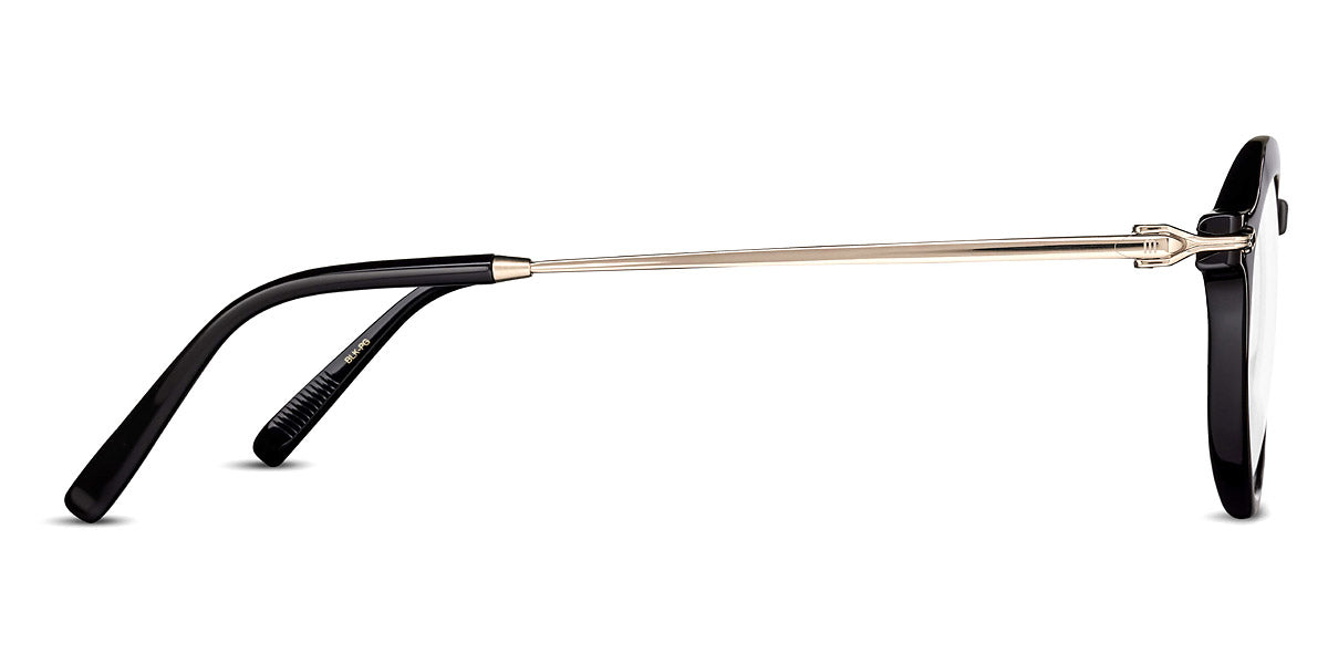 Matsuda® M2057 MTD M2057 Black/Pale Gold 47 - Black / Pale Gold Eyeglasses