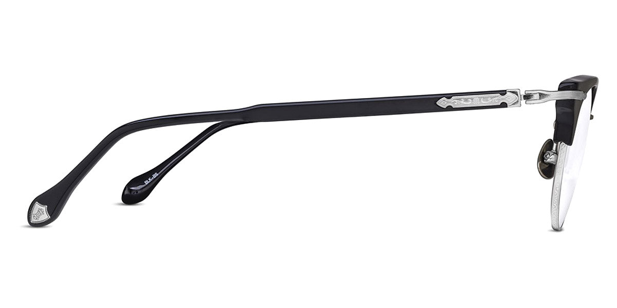 Matsuda® M2061 MTD M2061 Black/Brushed Silver 49 - Black / Brushed Silver Eyeglasses