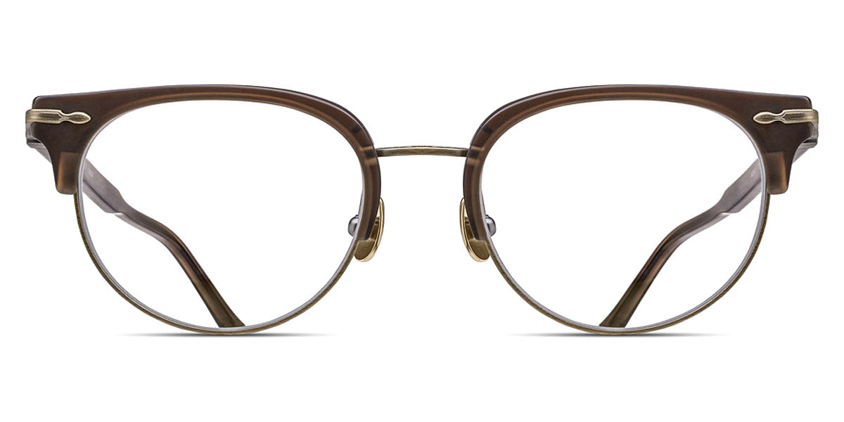 Matsuda® M2061 MTD M2061 Matte Taupe/Antique Gold 49 - Matte Taupe / Antique Gold Eyeglasses