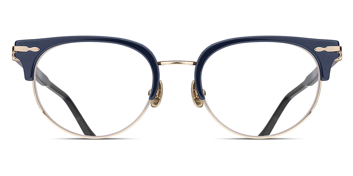 Matsuda® M2061 MTD M2061 Navy Rose Gold 49 - Navy Rose Gold Eyeglasses