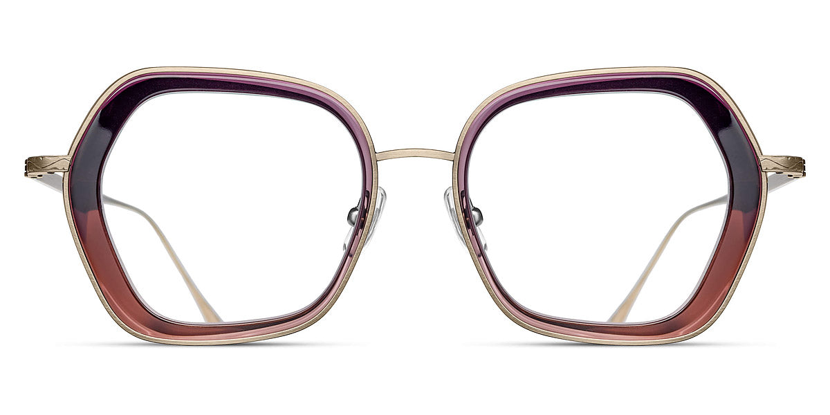 Matsuda® M3074 OPH MTD M3074 LAVENDER - Lavender / Antique Gold Eyeglasses