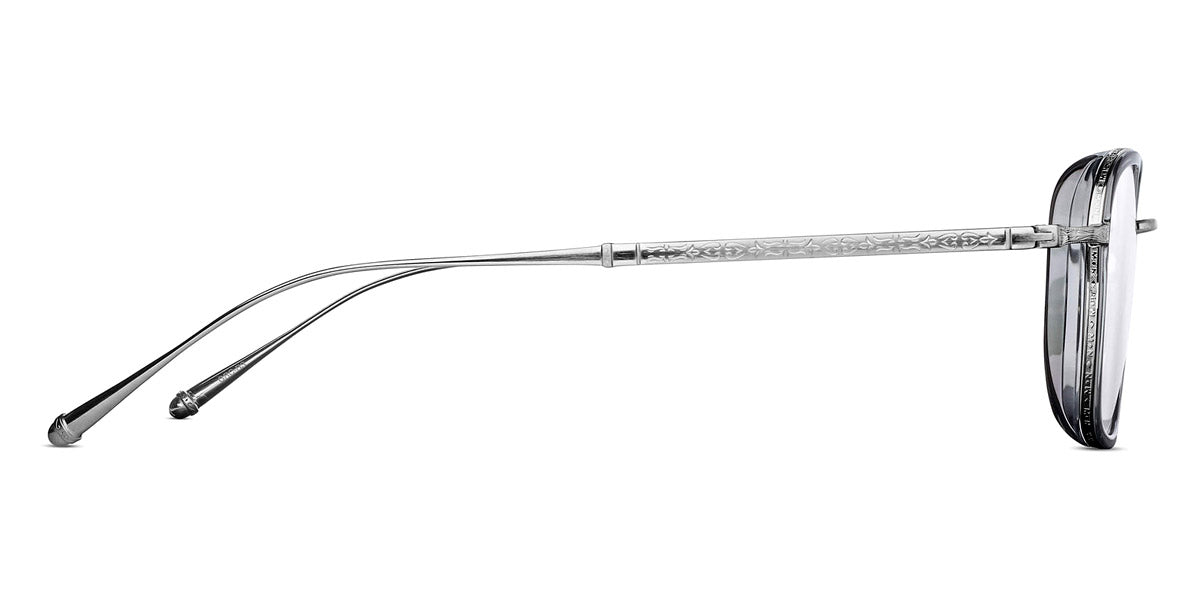 Matsuda® M3075 MTD M3075 Grey Crystal/Brushed Silver 49 - Grey Crystal / Brushed Silver Eyeglasses