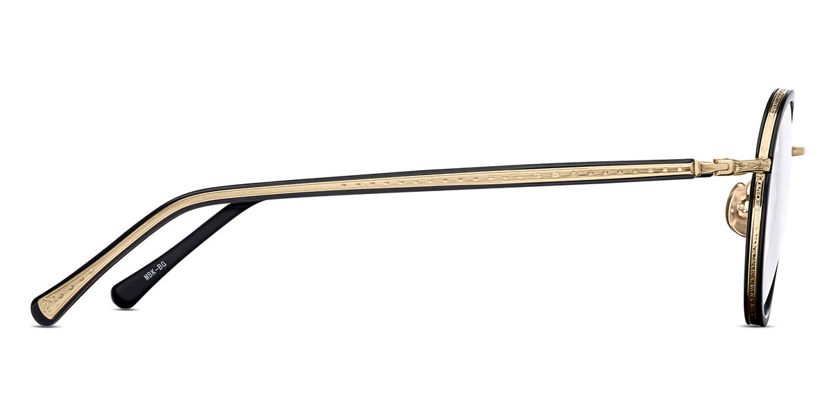 Matsuda® M3076 MTD M3076 Matte Black/Brushed Gold 46 - Matte Black / Brushed Gold Eyeglasses