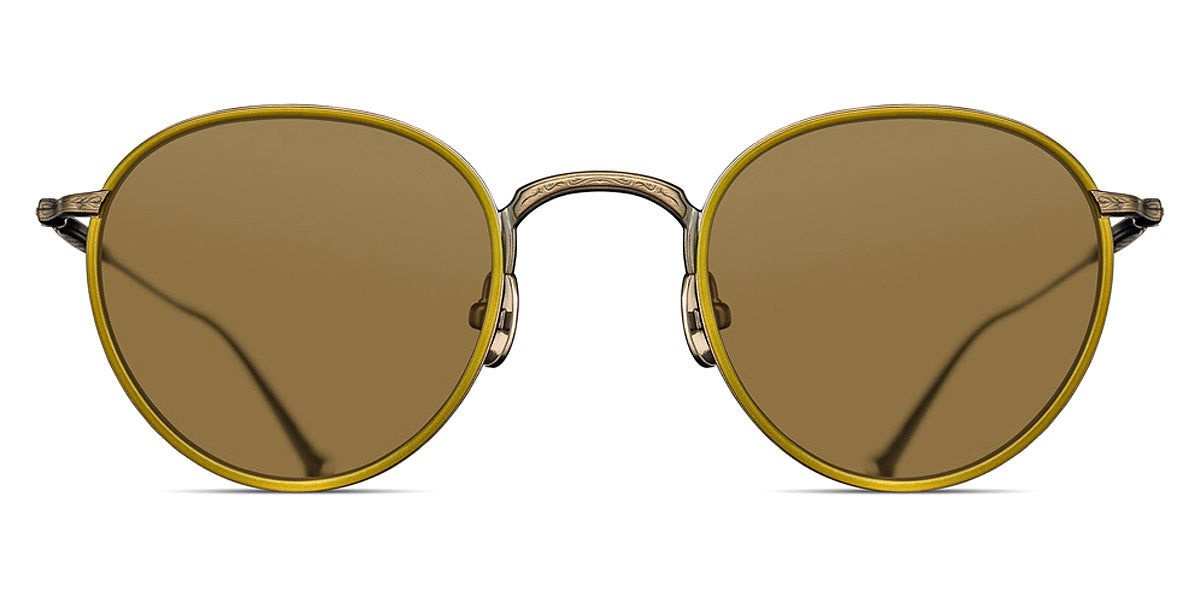 Matsuda® M3085-I MTD M3085-I Antique Gold/Yellow/Brown 47 - Antique Gold/Yellow / Brown Sunglasses