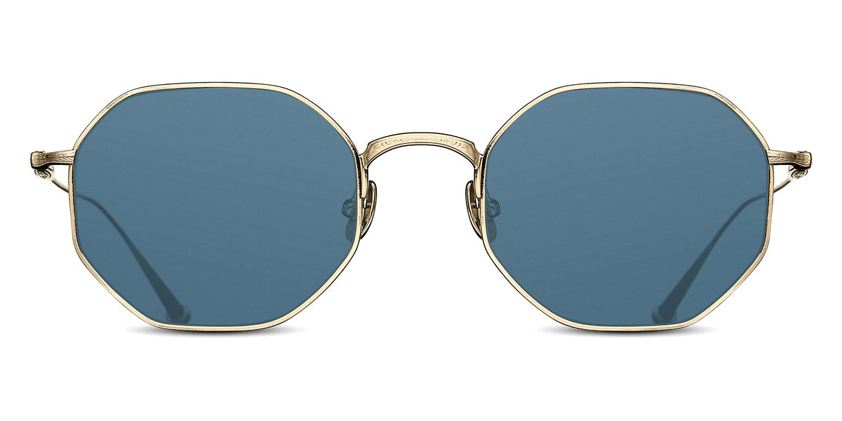 Matsuda® M3086 MTD M3086 Brushed Gold/Blue Grey 52 - Brushed Gold / Blue Grey Sunglasses