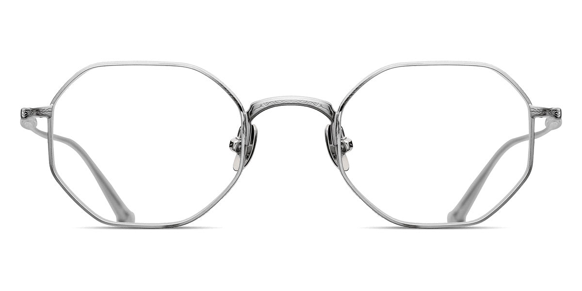 Matsuda® M3086 MTD M3086 Brushed Silver 46 - Brushed Silver Eyeglasses