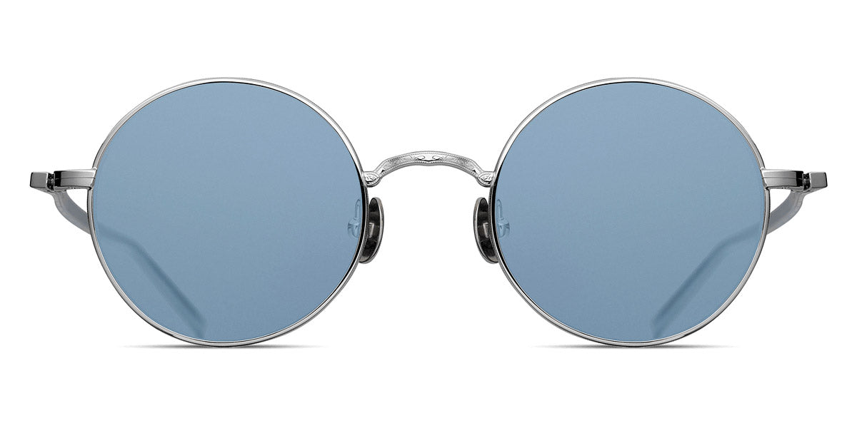 Matsuda® M3087 MTD M3087 Palladium White/Cobalt Blue 46 - Palladium White / Cobalt Blue Sunglasses