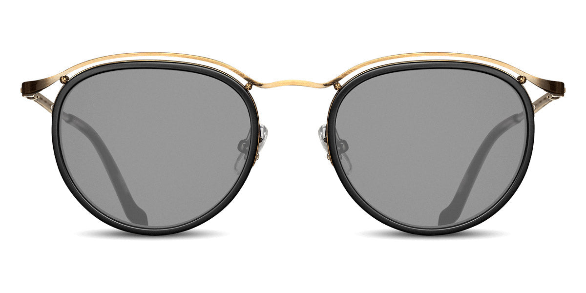 Matsuda® M3093 MTD M3093 Antique Gold/Matte Black/Grey 49 - Antique Gold/Matte Black / Grey Sunglasses