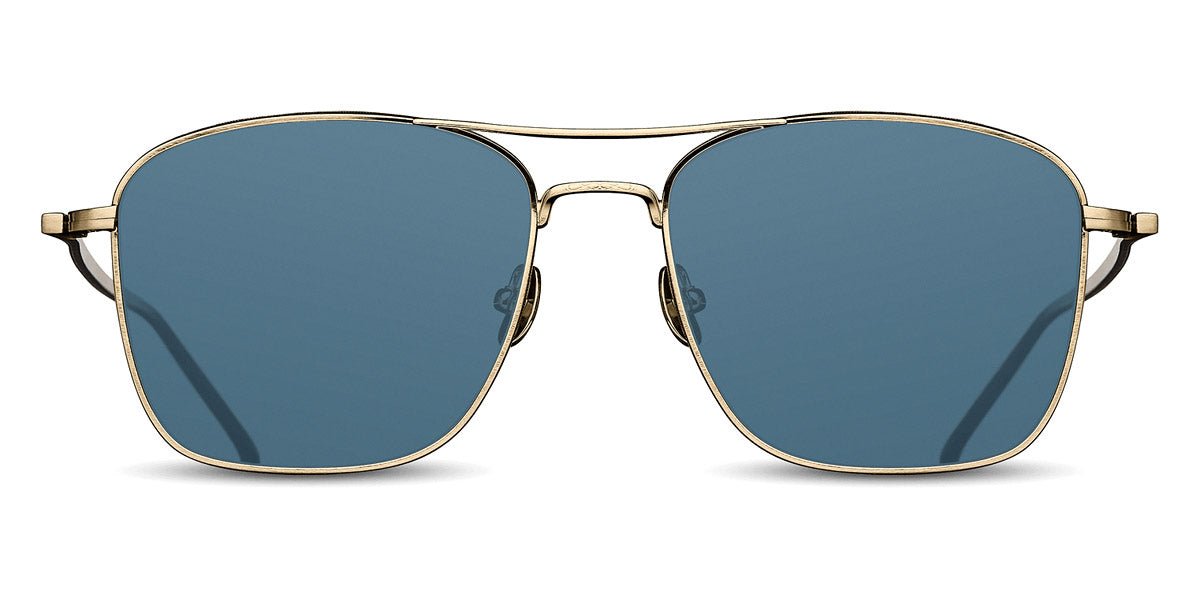 Matsuda® M3099 MTD M3099 Brushed Gold/Blue Grey 56 - Brushed Gold / Blue Grey Sunglasses