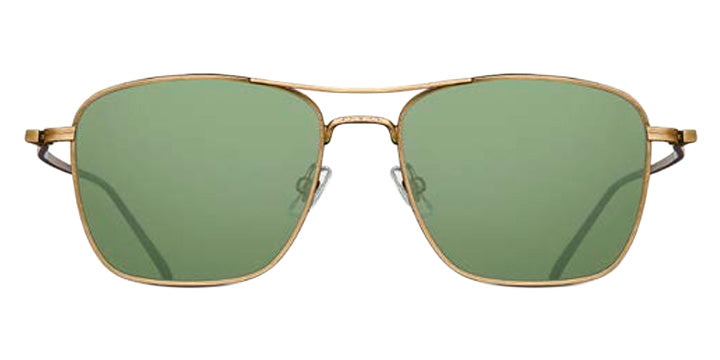 Matsuda® M3099 MTD M3099 Shiny Antique Gold/Sage Green 56 - Shiny Antique Gold / Sage Green Sunglasses