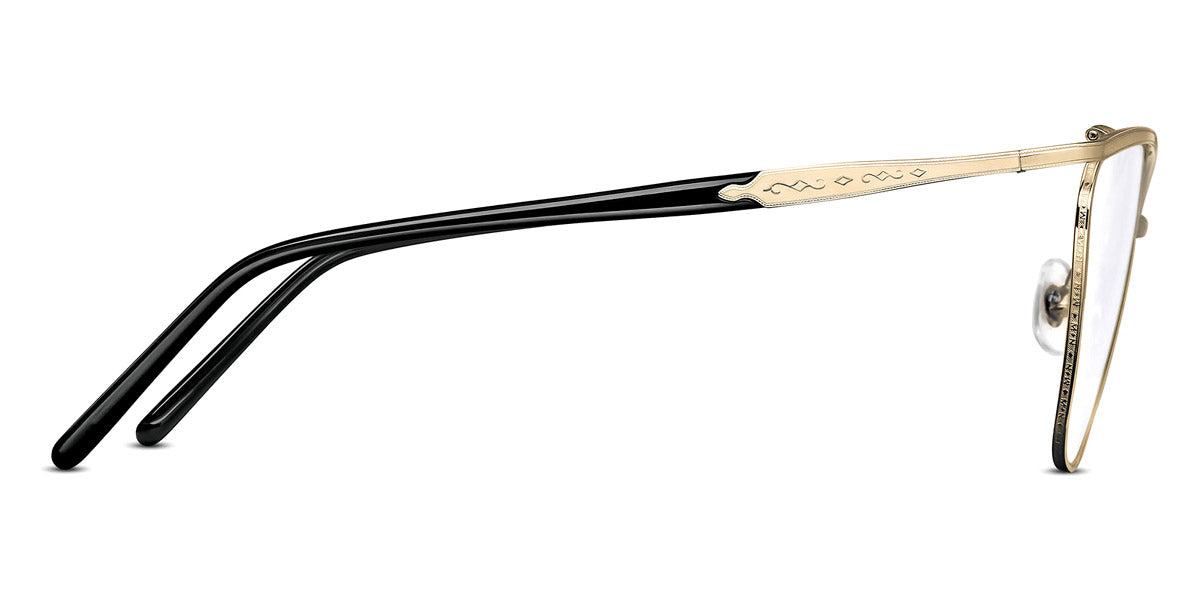 Matsuda® M3102 MTD M3102 Brushed Gold/Black 56 - Brushed Gold / Black Eyeglasses