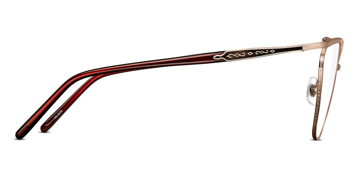 Matsuda® M3102 MTD M3102 Rose Gold/Bordeaux 56 - Rose Gold / Bordeaux Eyeglasses