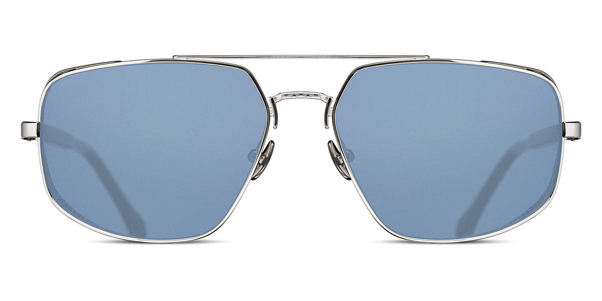 Matsuda® M3111 MTD M3111 Palladium White/Cobalt Blue 59 - Palladium White / Cobalt Blue Sunglasses