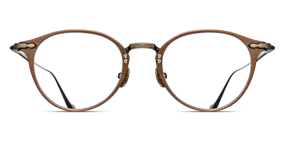 Matsuda® M3112 MTD M3112 Antique Gold/Brown 48 - Antique Gold / Brown Eyeglasses