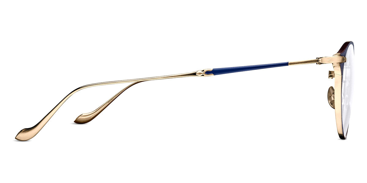 Matsuda® M3112 MTD M3112 Brushed Gold/Navy 48 - Brushed Gold / Navy Eyeglasses