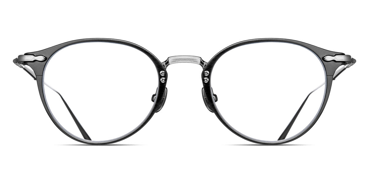 Matsuda® M3112 MTD M3112 Brushed Silver/Brushed Ruthenium 48 - Brushed Silver / Brushed Ruthenium Eyeglasses