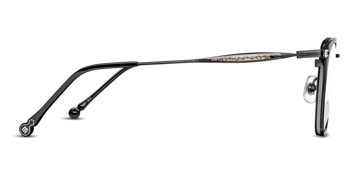 Matsuda® M3113 MTD M3113 Matte Black/Black 50 - Matte Black / Black Eyeglasses