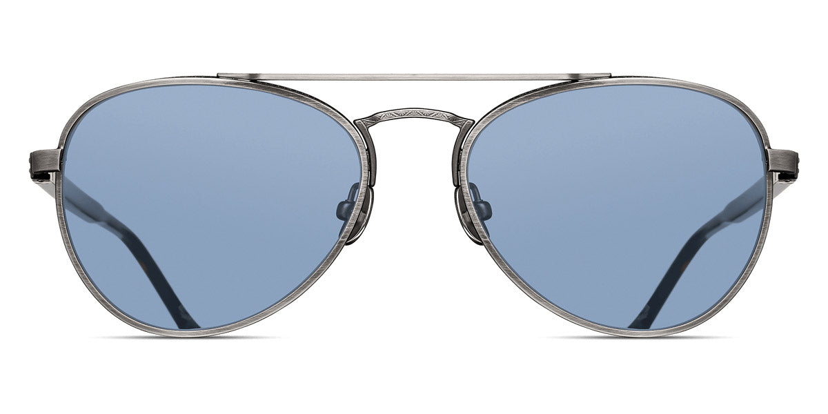 Matsuda® M3116 MTD M3116 Antique Silver/Navy/Cobalt Blue 54 - Antique Silver/Navy / Cobalt Blue Sunglasses