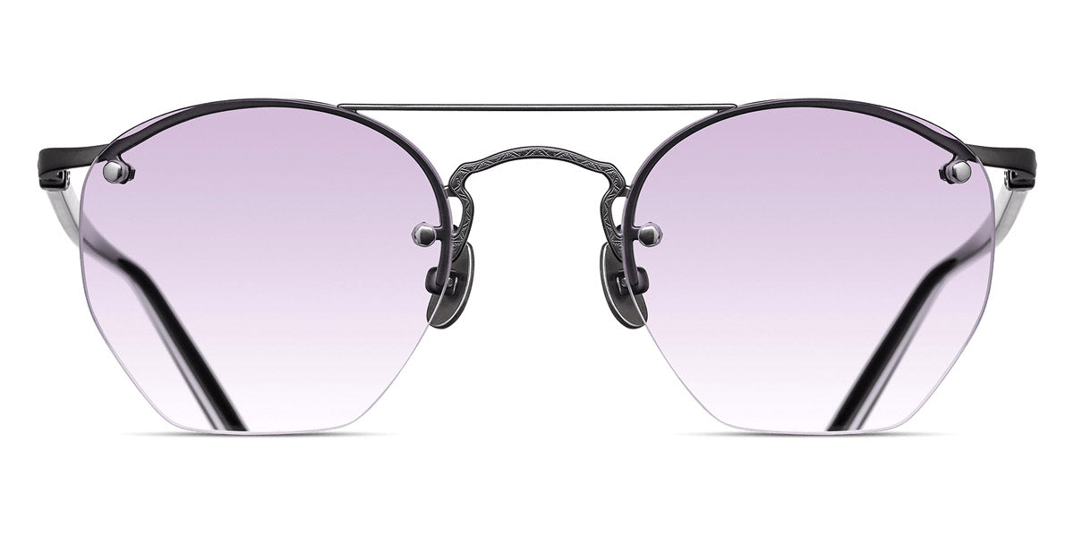 Matsuda® M3117 MTD M3117 Matte Black/Cafe Violet Gradient 48 - Matte Black / Cafe Violet Gradient Sunglasses