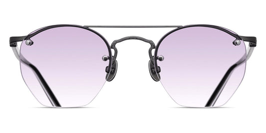 Matsuda® M3117 MTD M3117 Matte Black/Cafe Violet Gradient 48 - Matte Black / Cafe Violet Gradient Sunglasses