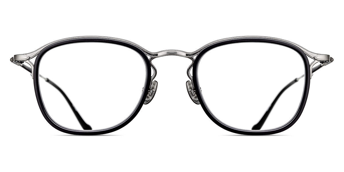 Matsuda® M3118 MTD M3118 Matte Black/Brushed Silver 48 - Matte Black / Brushed Silver Eyeglasses