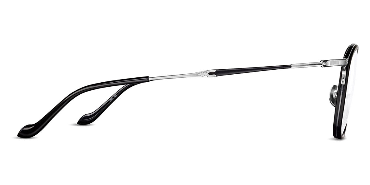 Matsuda® M3118 MTD M3118 Matte Black/Brushed Silver 48 - Matte Black / Brushed Silver Eyeglasses