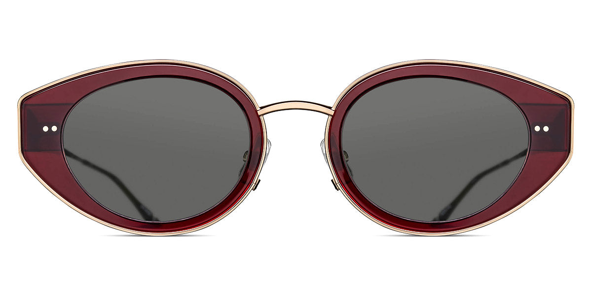 Matsuda® M3120 MTD M3120 Bordeaux/Pale Gold / Grey 52 - Bordeaux/Pale Gold / Grey Sunglasses