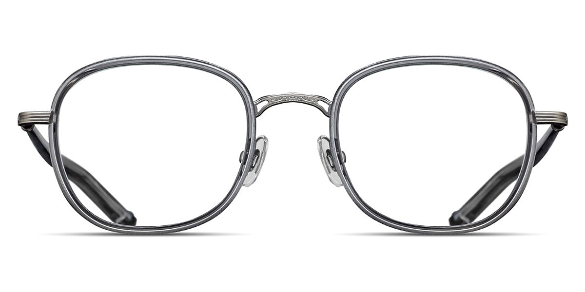 Matsuda® M3126 MTD M3126 Antique Silver/Grey Crystal 49 - Antique Silver / Grey Crystal Eyeglasses