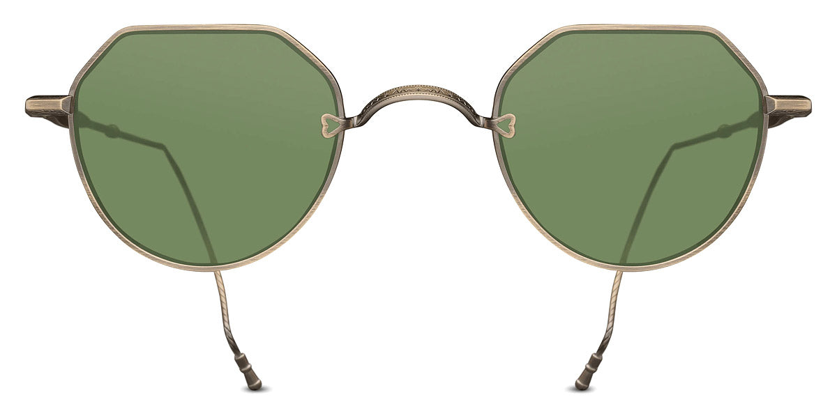 Matsuda® M3132 MTD M3132 Antique Gold/Sage Green 46 - Antique Gold / Sage Green Sunglasses