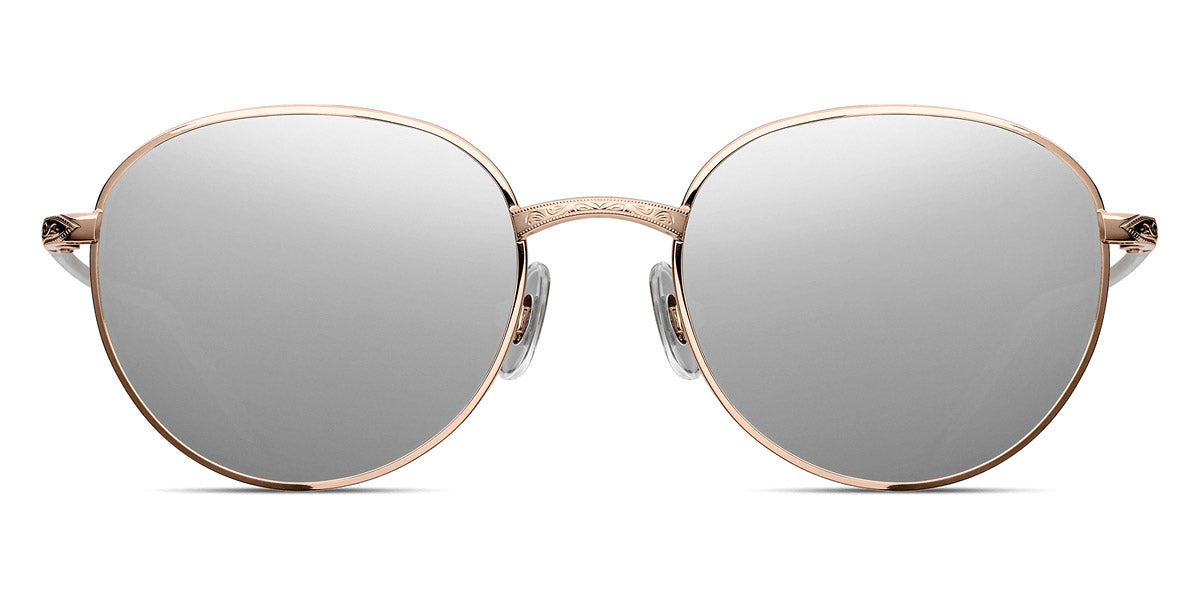 Matsuda® M9014 MTD M9014 Rose Gold/Silver Mirror 50 - Rose Gold / Silver Mirror Sunglasses