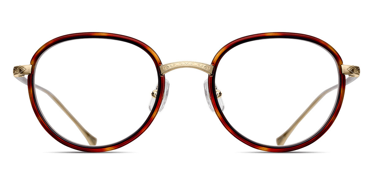 Matsuda® M9014-I MTD M9014-I Brushed Gold Vermeil/Dark Tortoise 48 - Brushed Gold Vermeil / Dark Tortoise Eyeglasses