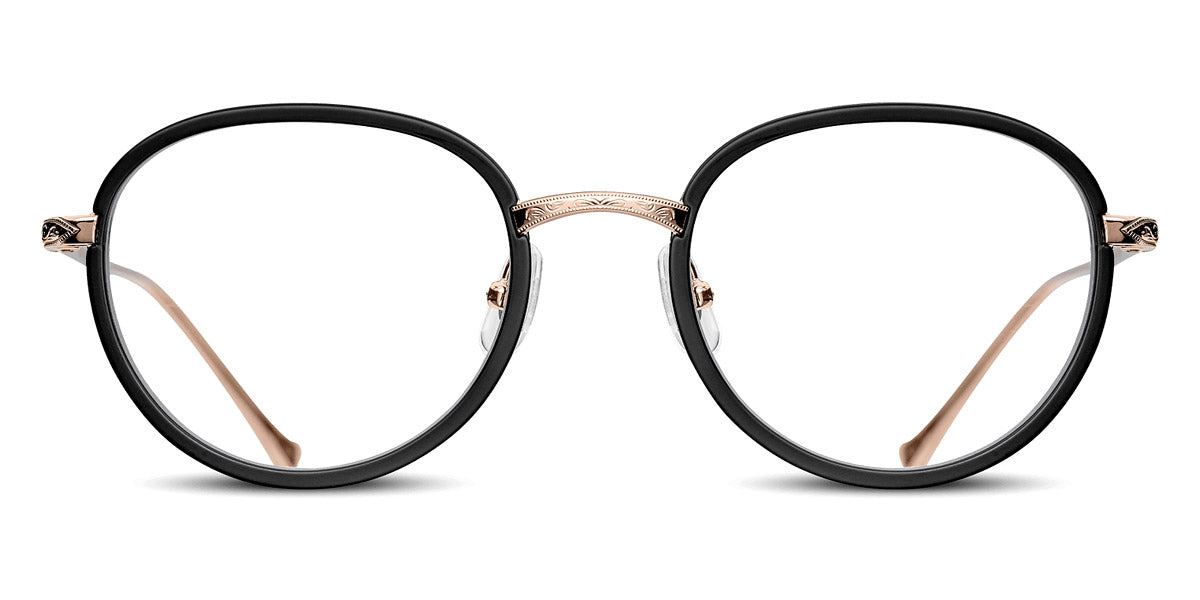 Matsuda® M9014-I MTD M9014-I Rose Gold Vermeil/Matte Black 48 - Rose Gold Vermeil / Matte Black Eyeglasses