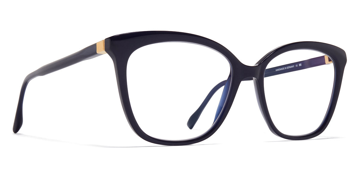 Mykita® MAHA MYK MAHA C169 Milky Indigo/Silk Gold 53 - C169 Milky Indigo/Silk Gold Eyeglasses