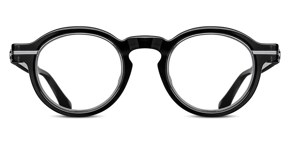 Matsuda® M2050 MTD M2050 Black Stripe/Brushed Silver 46 - Black Stripe/Brushed Silver Eyeglasses