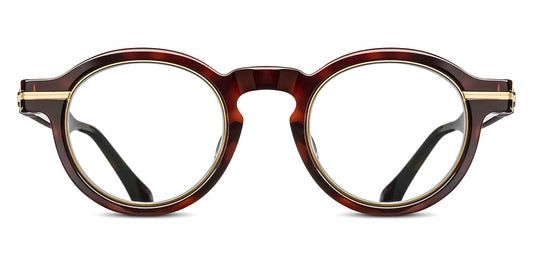 Matsuda® M2050 MTD M2050 Dark Tortoise/Antique Gold 46 - Dark Tortoise/Antique Gold Eyeglasses