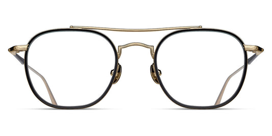 Matsuda® M3077 OPH MTD M3077 MATTE BLACK 49 - Matte Black / Brushed Gold Eyeglasses