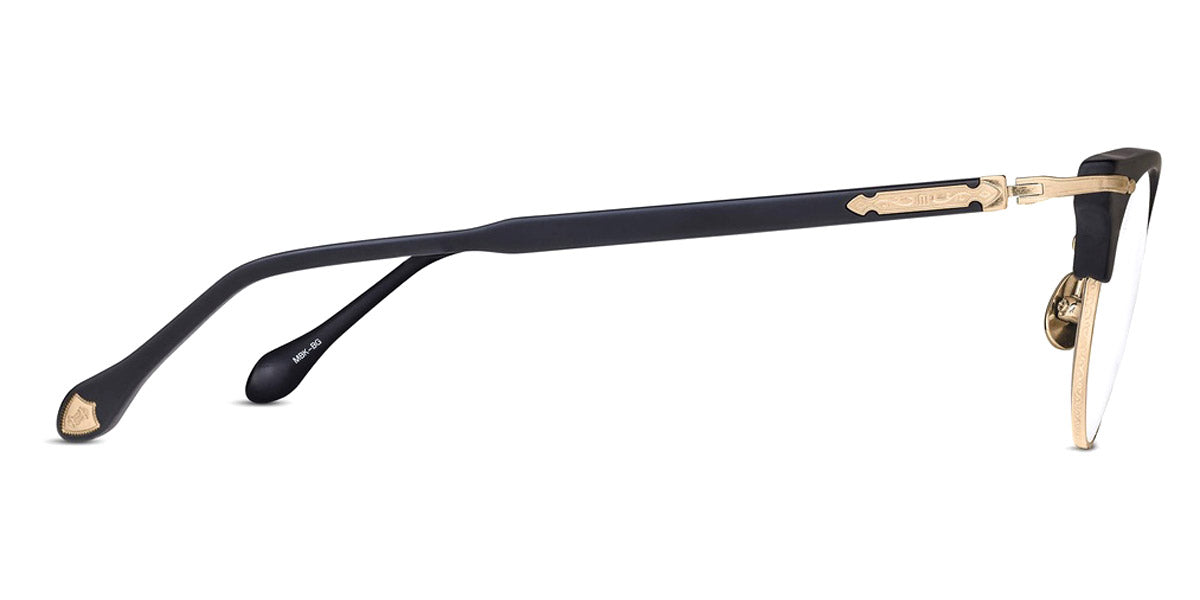 Matsuda® M2061 MTD M2061 Matte Black/Brushed Gold 49 - Matte Black / Brushed Gold Eyeglasses