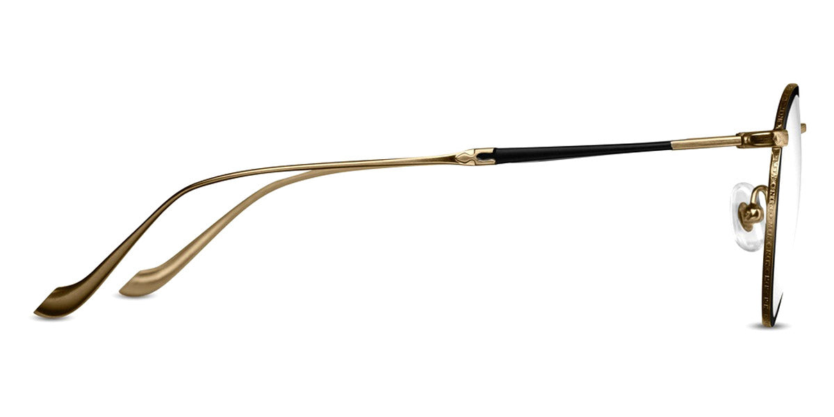 Matsuda® M3058 MTD M3058 Brushed Gold/Matte Black 48 - Brushed Gold / Matte Black Eyeglasses