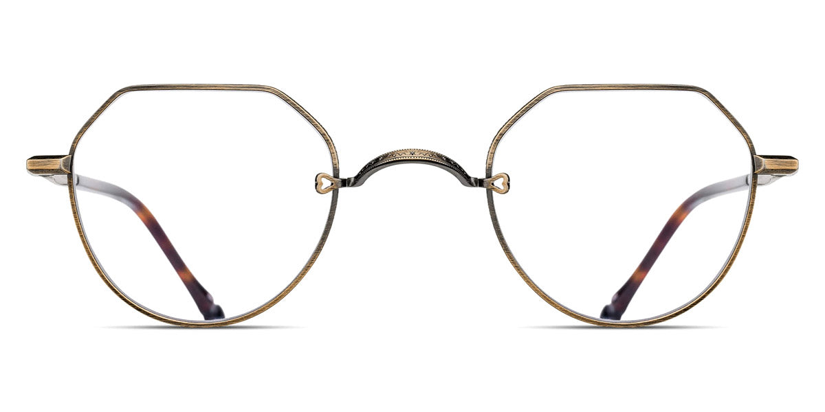 Matsuda® M3144 MTD M3144 Antique Gold 46 - Antique Gold Eyeglasses