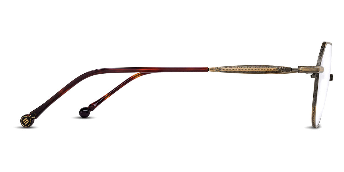 Matsuda® M3144 MTD M3144 Antique Gold 46 - Antique Gold Eyeglasses