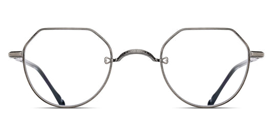 Matsuda® M3144 MTD M3144 Antique Silver 46 - Antique Silver Eyeglasses